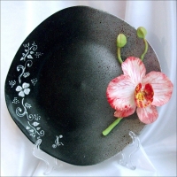 Тарелка орхидея
